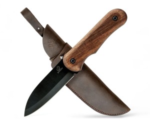 BSH5 Shadow – Compact carbon steel bushcraft knife
