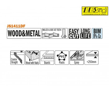 JS1411DF-5 Žagin list 300x19 mm Bim