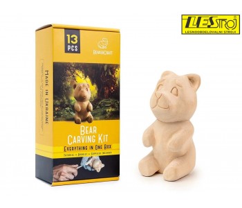 BC Wood Carving Kit BEAR DIY05